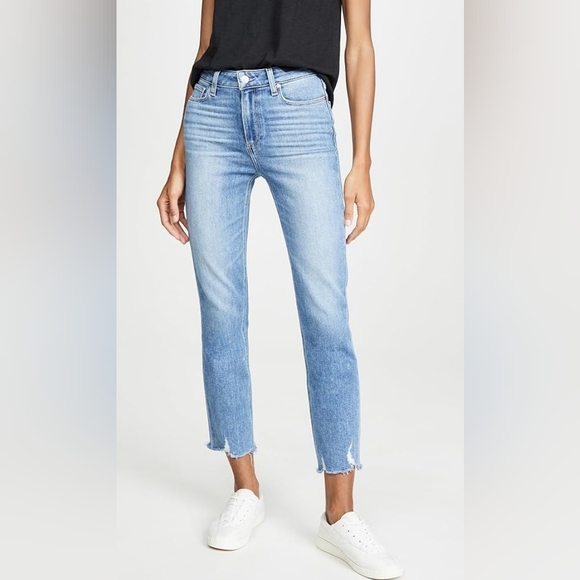 Paige Cindy Jeans  Frayed Hem , Size 27 X 28 - Picture 1 of 8